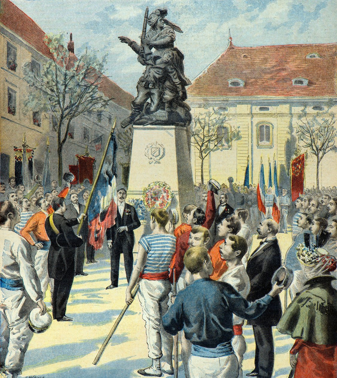 Commemorative Celebrations in Belfort in 1896 by Fortune Louis Meaulle
