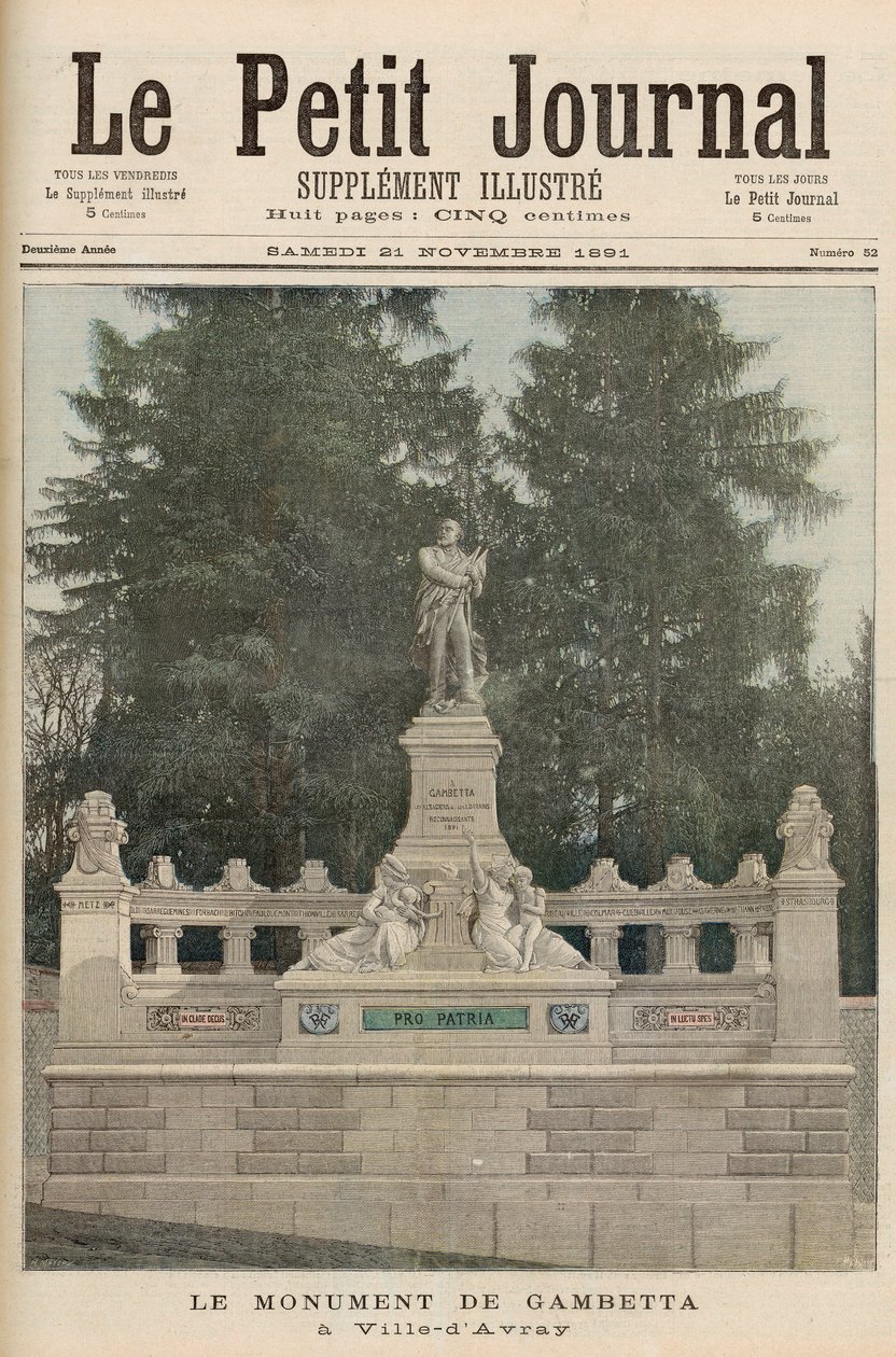 Monument to Gambetta at Ville-d