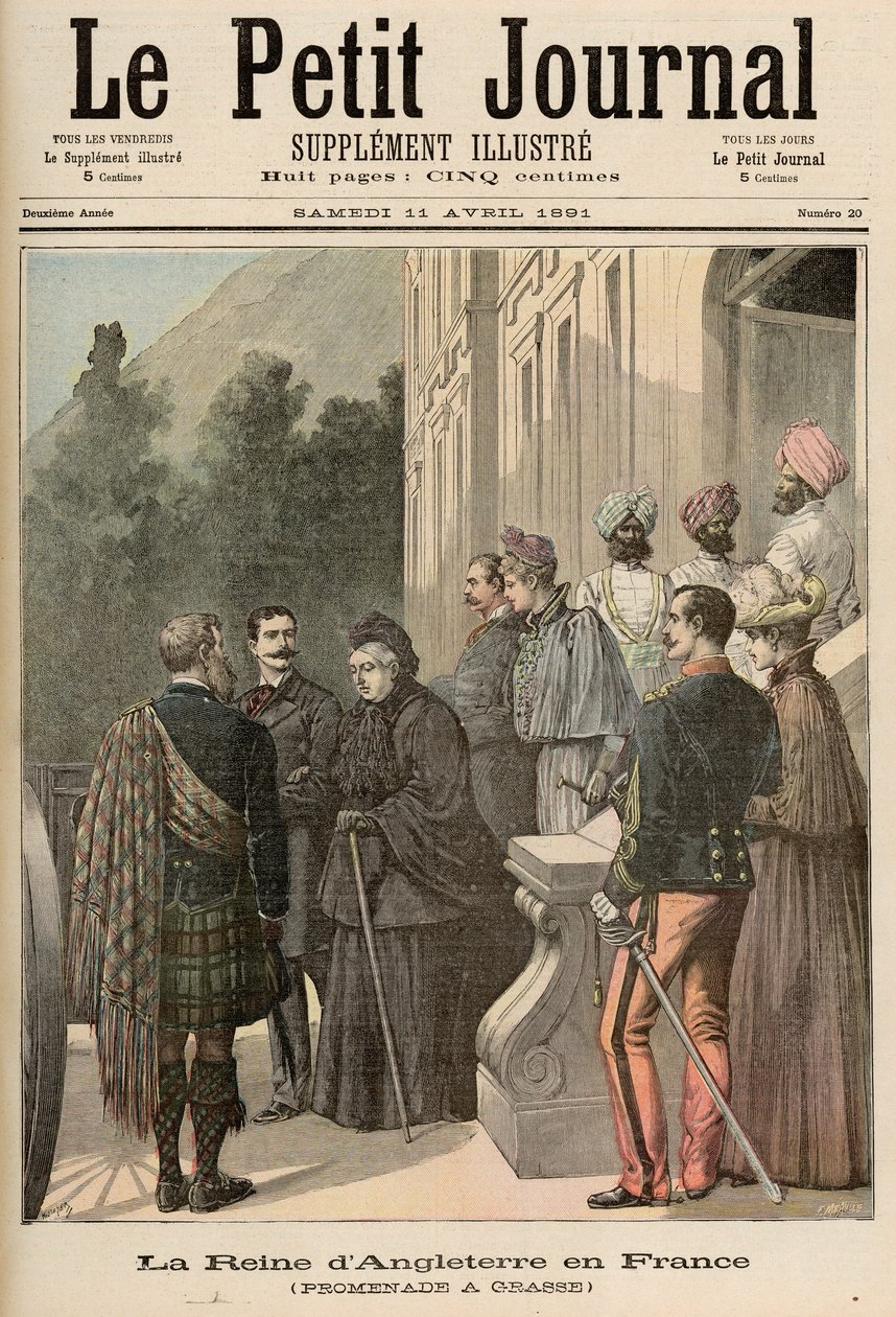 The Queen of England in France: A Walk in Grasse, from 