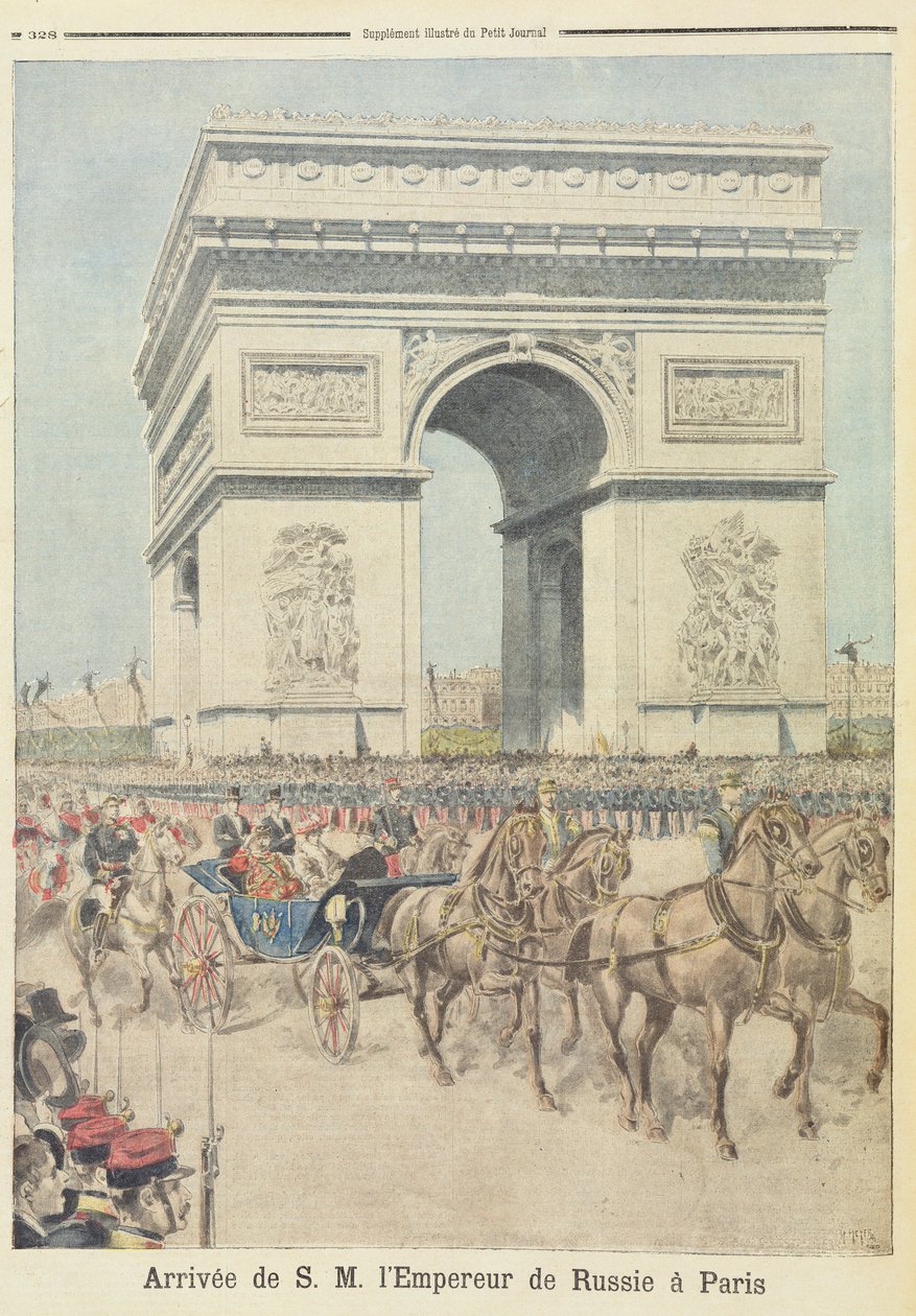 Tsar Nicolas II in Paris, from 