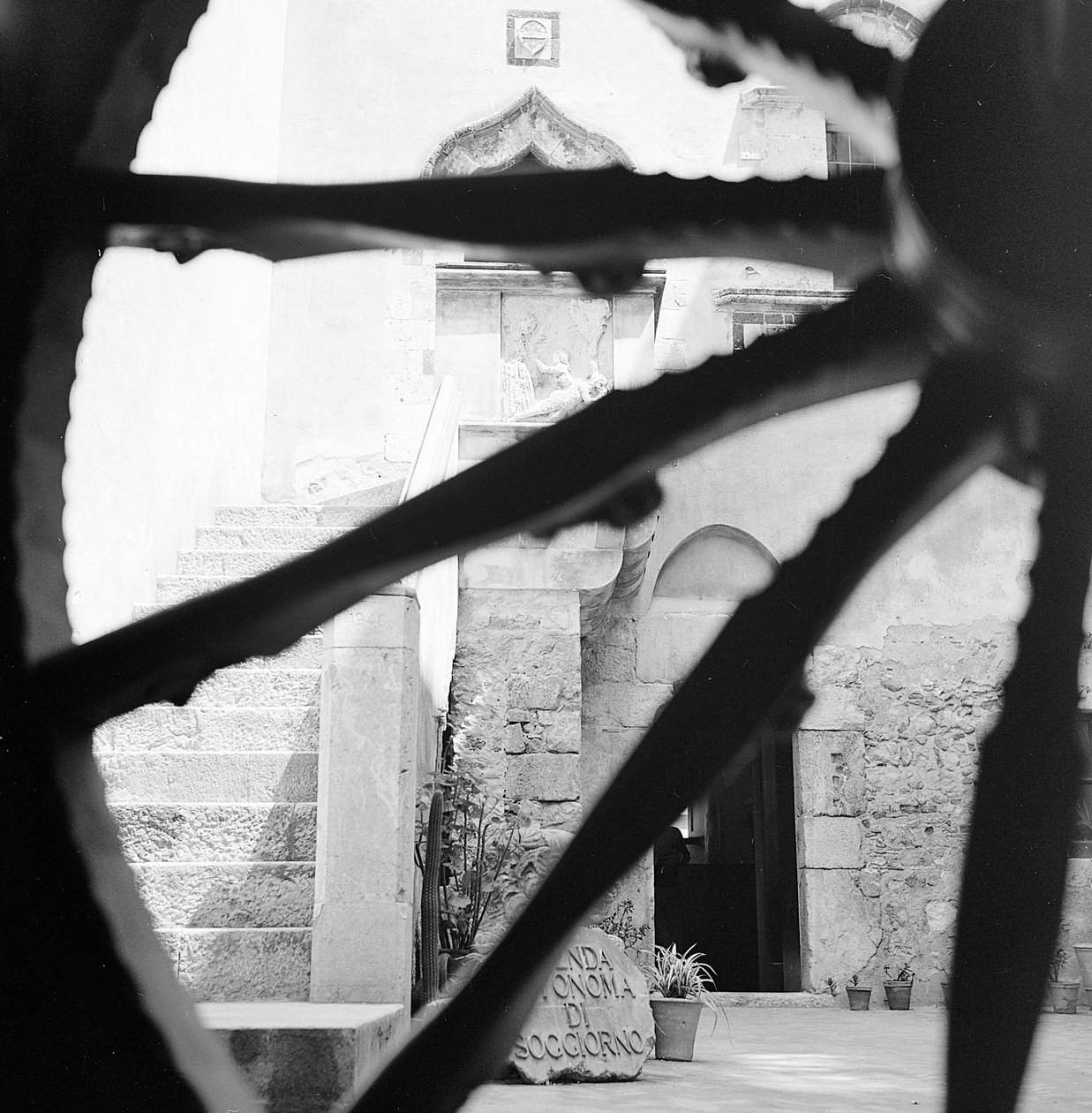 Saracen Castle of Taormina, Sicily by Fosco Maraini