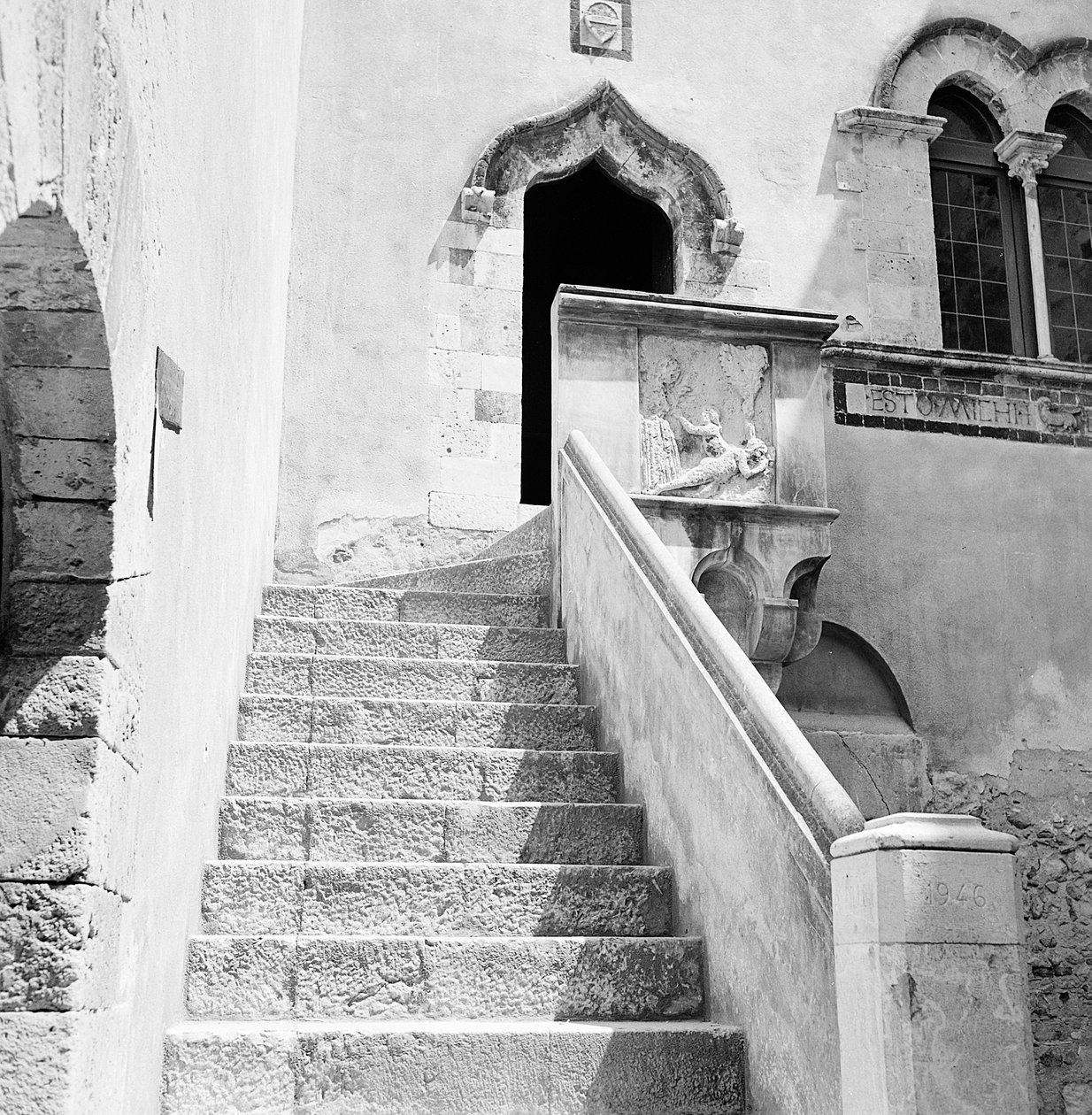 Saracen Castle of Taormina, Sicily by Fosco Maraini