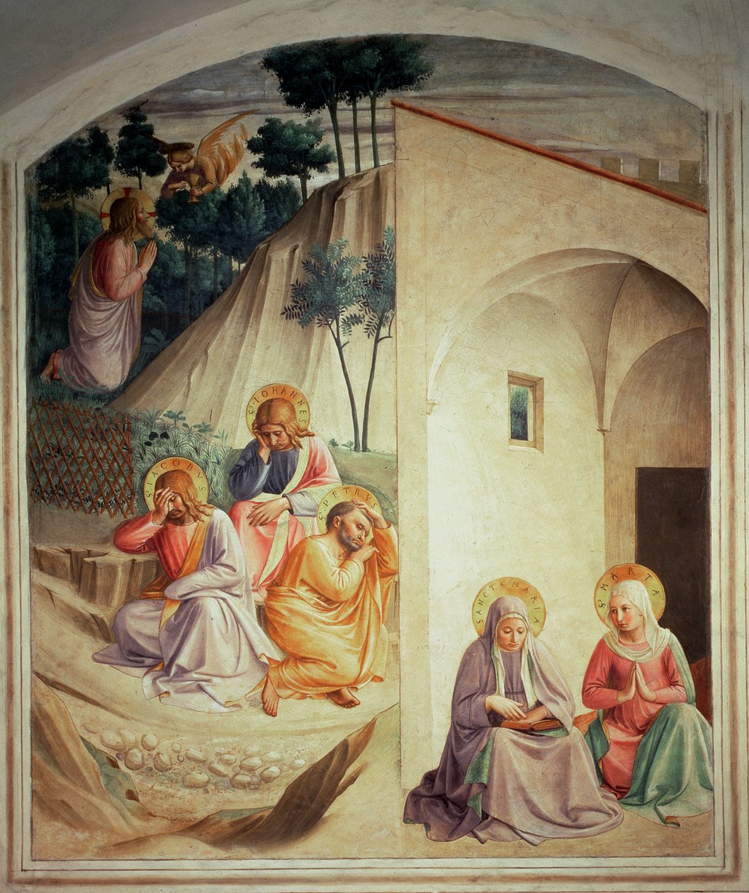 Agony in the Garden, 1442 by Fra Angelico