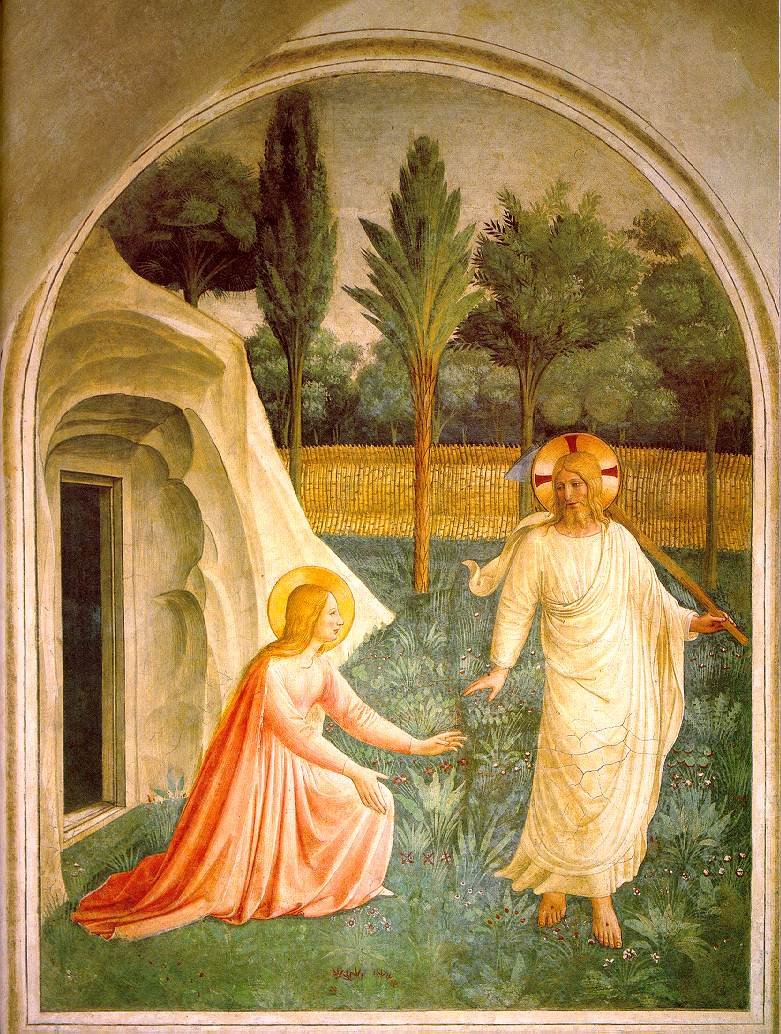 Noli me tangere, fresco by Fra Angelico by Fra Angelico