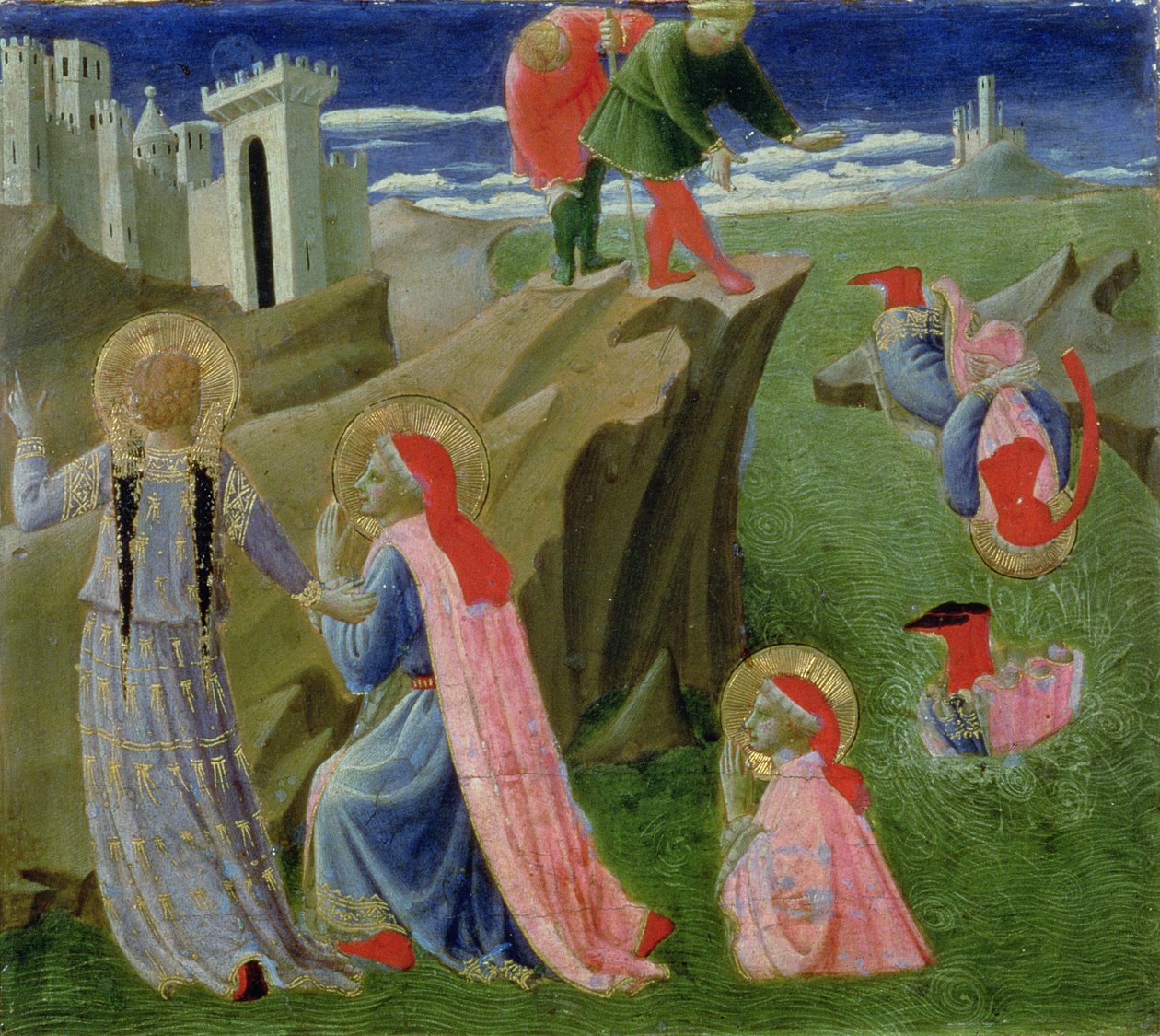 St. Cosmas and St. Damian Saved from Drowning (detail) by Fra Angelico