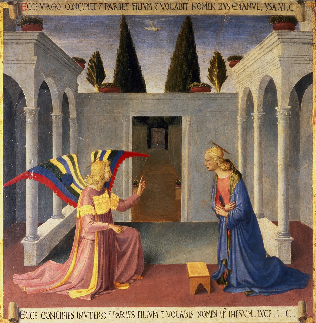 The Annunciation (detail) by Fra Angelico