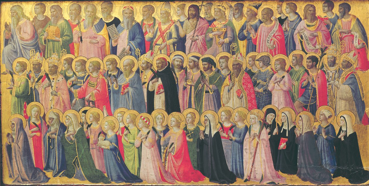 The Forerunners of Christ with Saints and Martyrs by Fra Angelico
