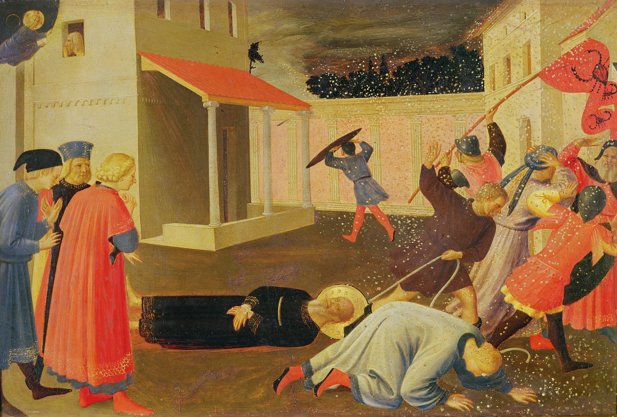 The Martyrdom of St. Mark, predella from the Linaiuoli Triptych, 1433 by Fra Angelico