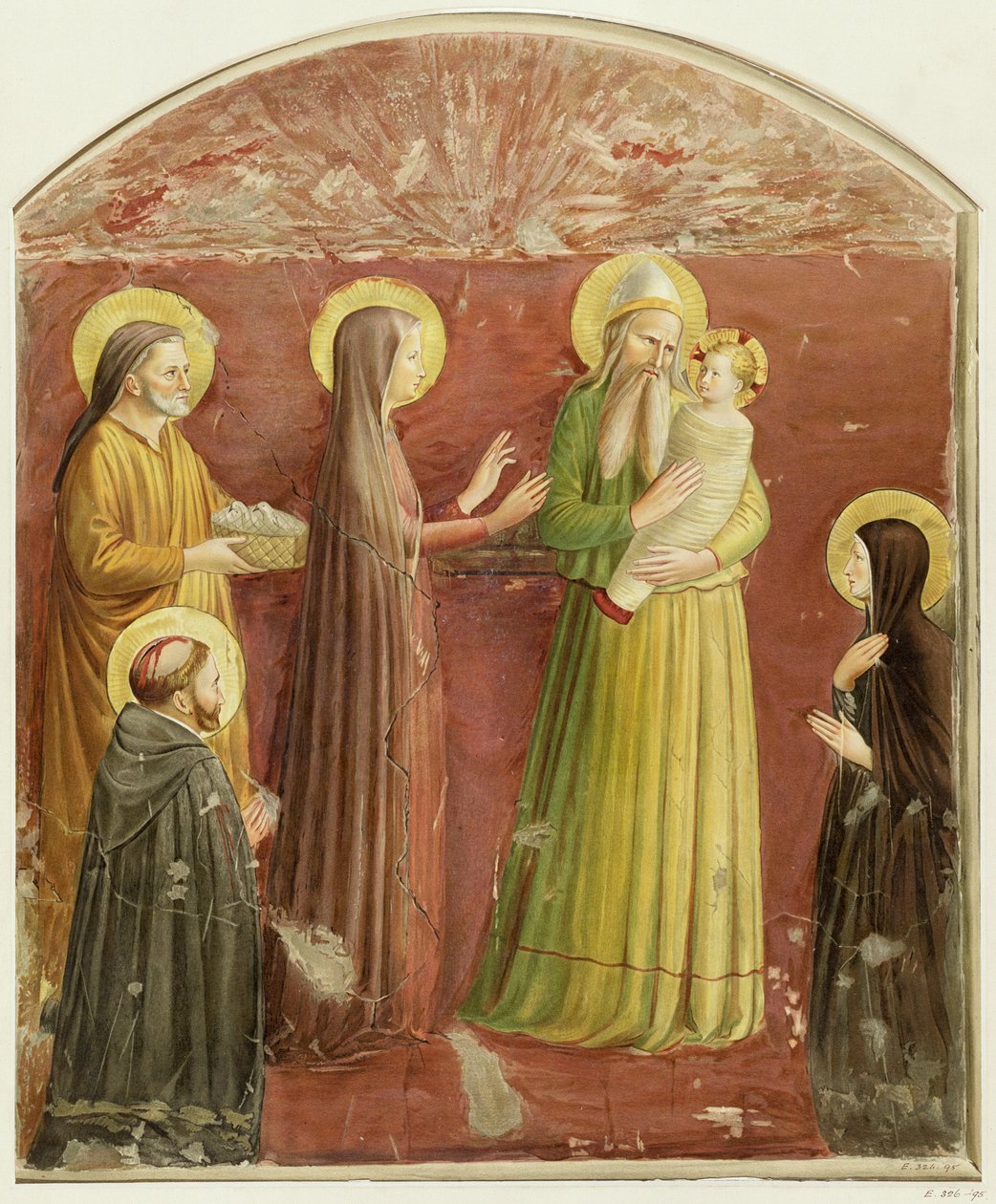 The Presentation in the Temple, from a Series of Prints Made by the Arundel Society by Fra Angelico