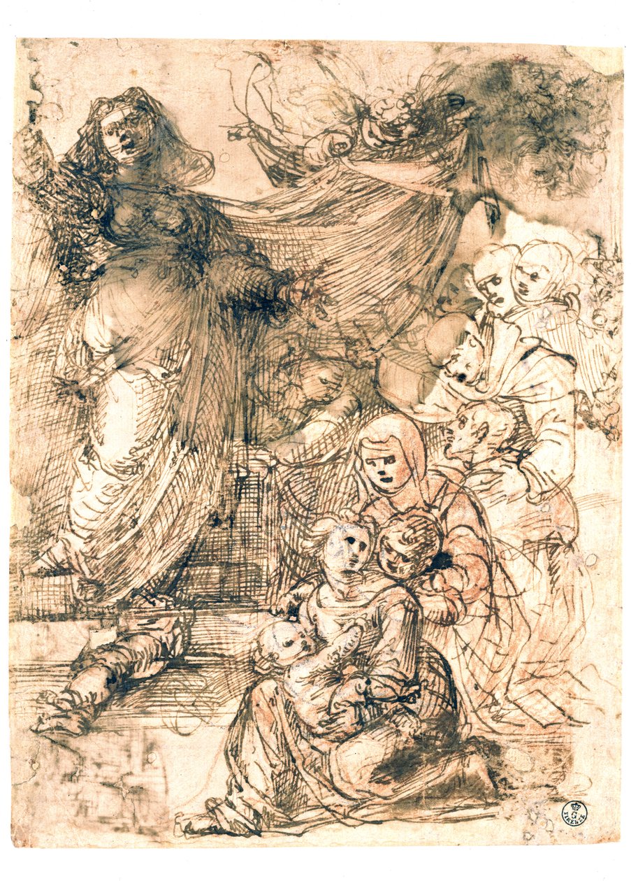 Preparatory Study for Madonna and Child by Fra Bartolommeo