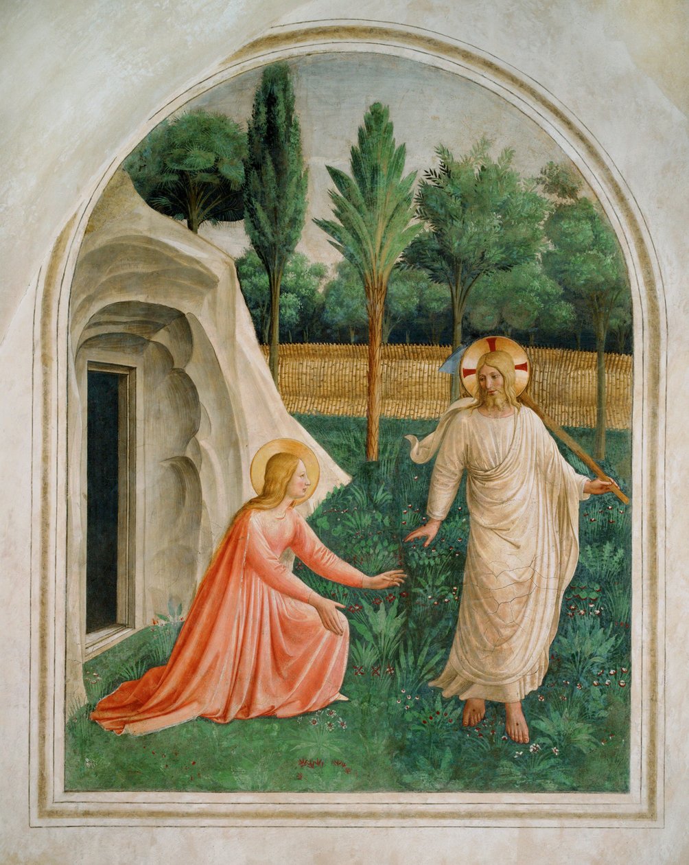 Noli Me Tangere and Christ Meets Mary Magdalene in the Garden by Fra (c.1387-1455) Angelico
