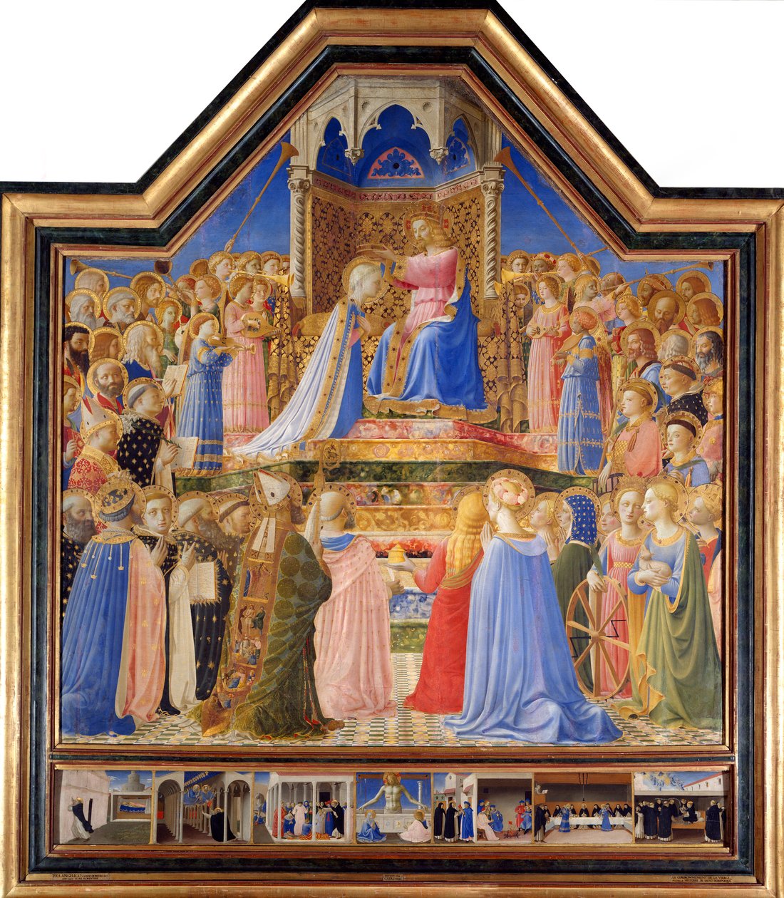 The Coronation of the Virgin by Fra  Angelico