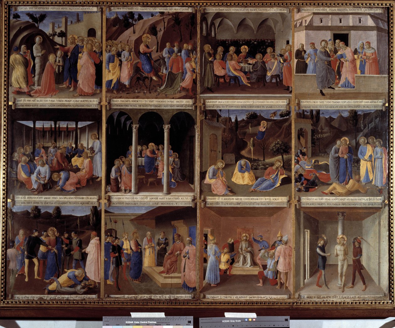 Scenes of the Life of Christ from the Cabinet of Sacred Vases or the Cabinet of the Ex-Voto of Silver of the Church Santissima Annunziata 1450-1453 by Fra  Angelico