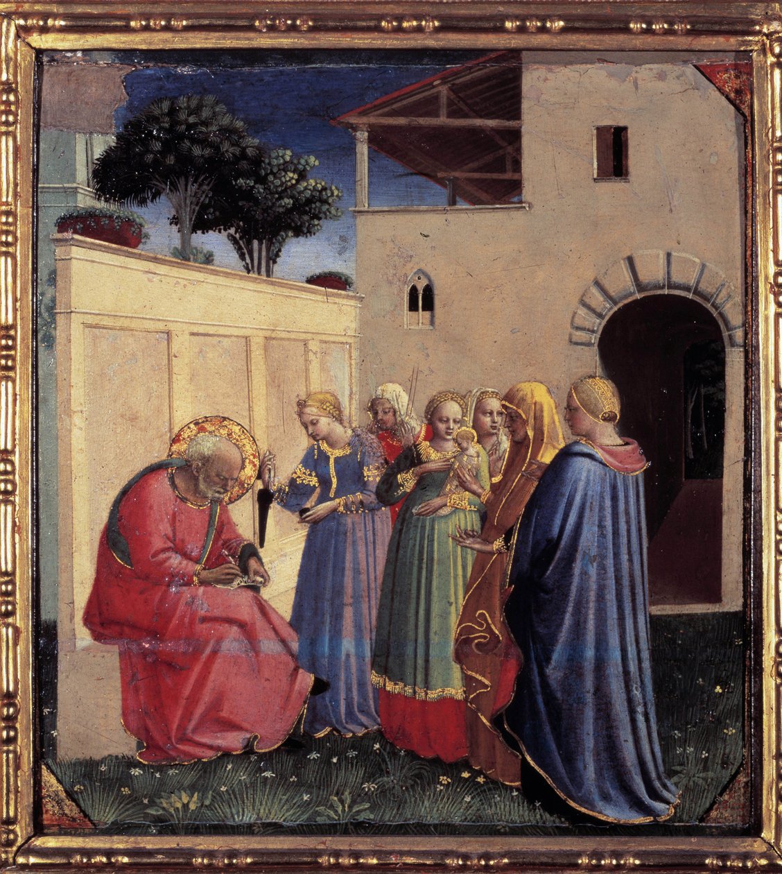 Zechariah Names His Son John the Baptist by Fra  Angelico