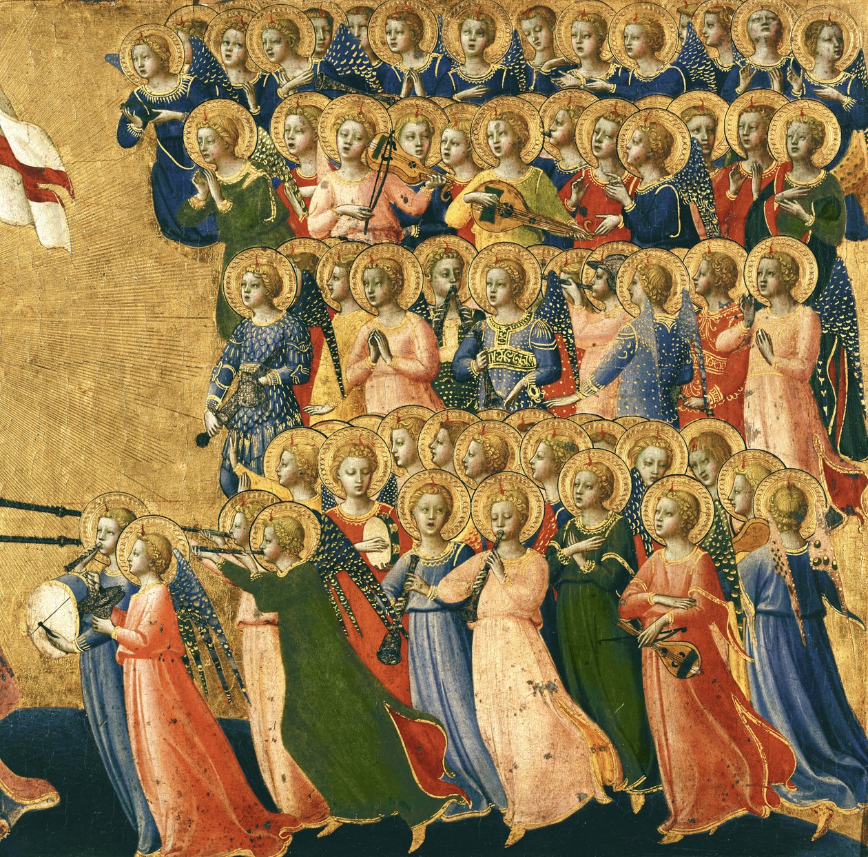 Christ Glorified in the Court of Heaven (detail) by Fra Angelico