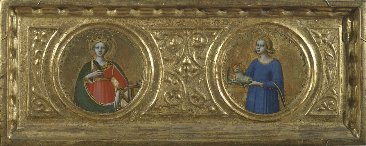 Saint Catherine of Alexandria and Saint Agnes by Fra Angelico