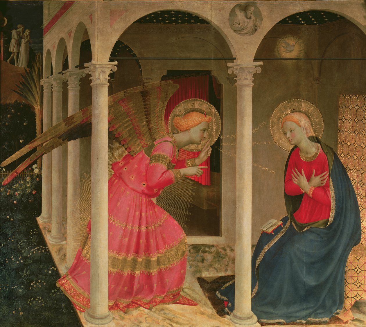 The Annunciation (detail) by Fra Angelico
