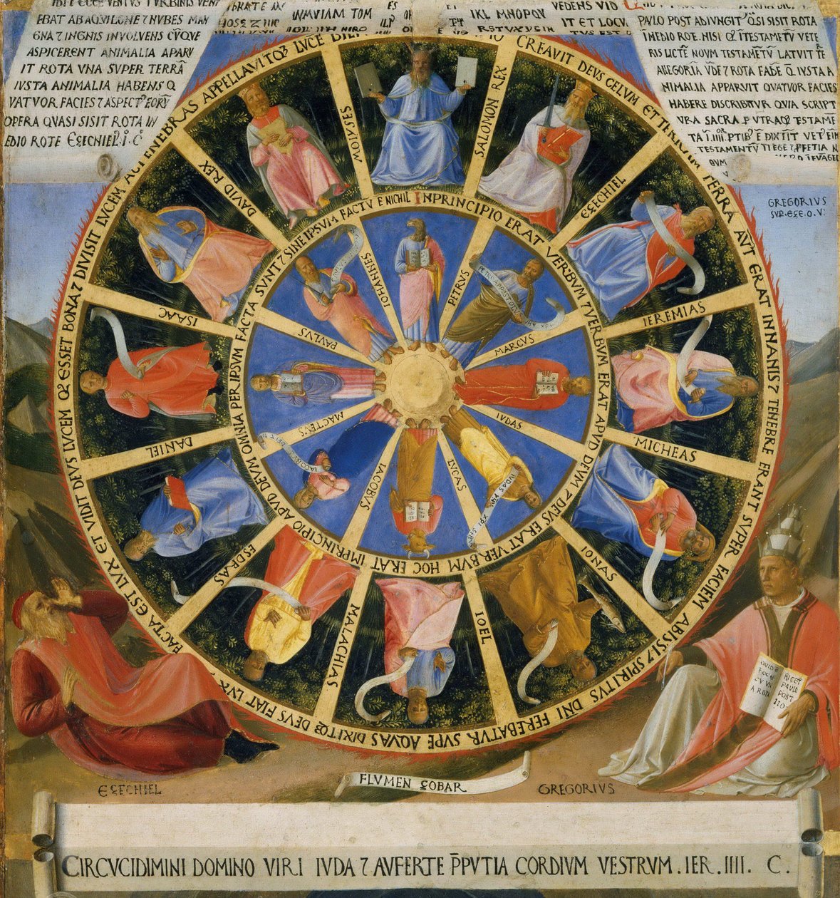 The Vision of Ezekiel by Fra Angelico