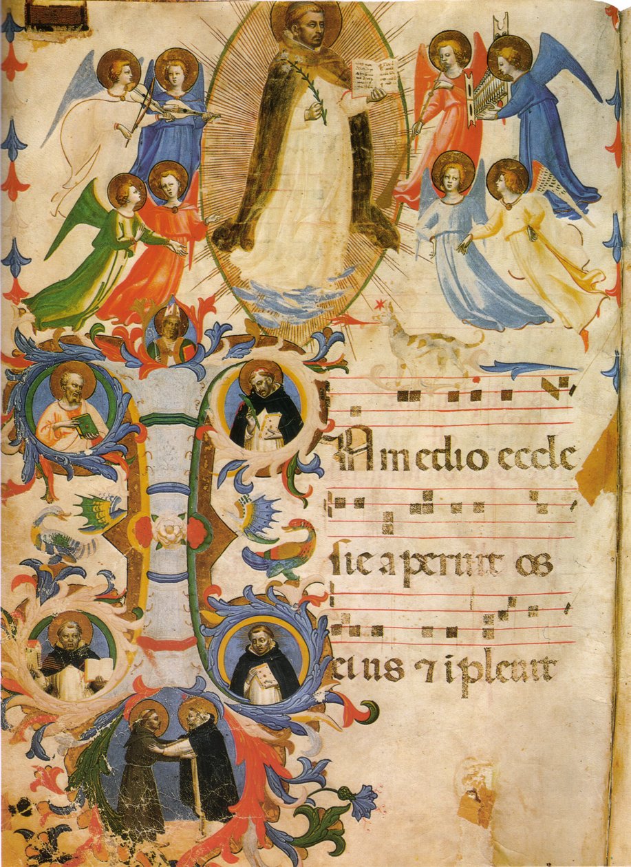 Saint Dominic in Glory by Fra Angelico