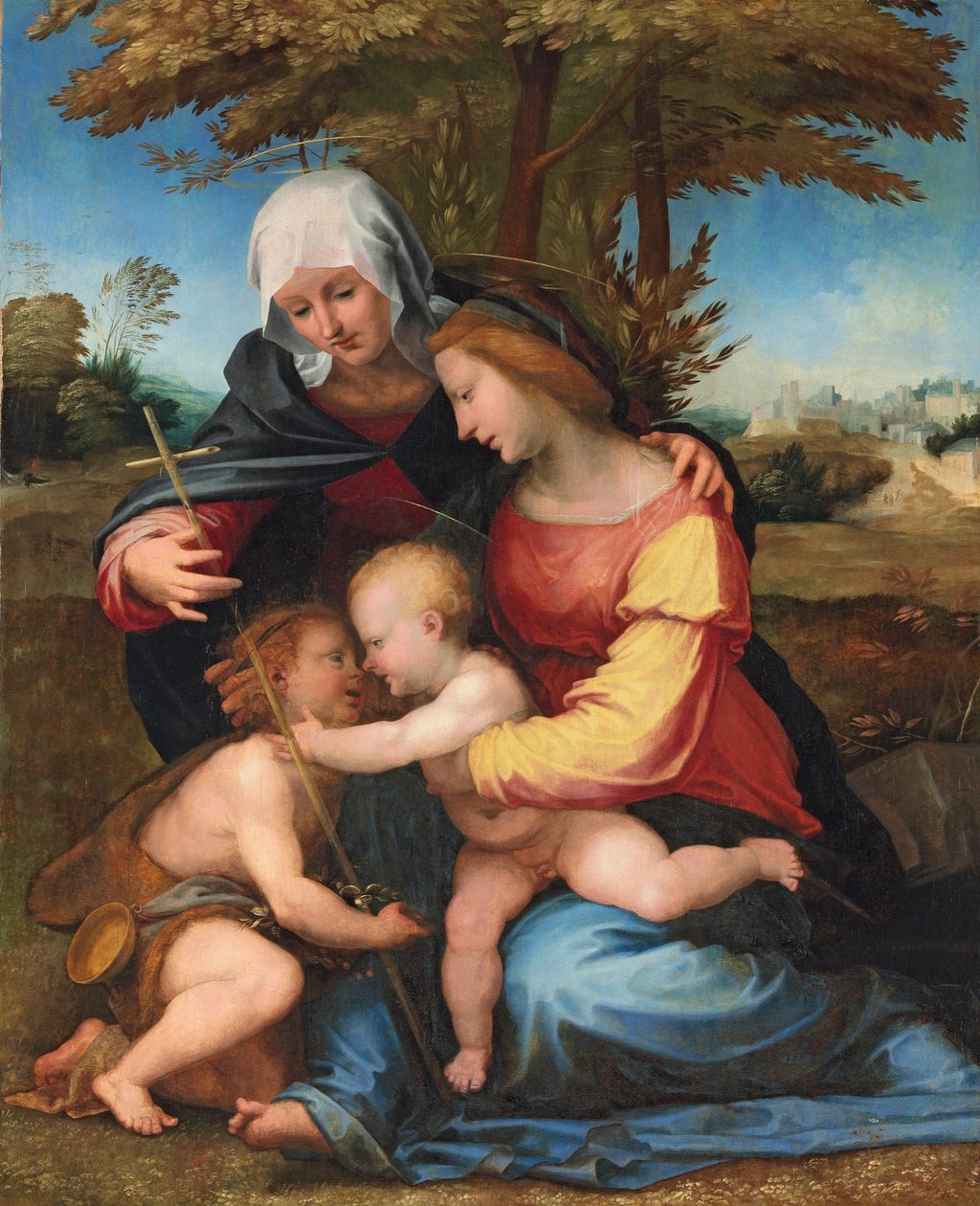 The Madonna and Child in a Landscape with Saint Elizabeth and the Infant Saint John the Baptist, 1516 by Fra Bartolomeo