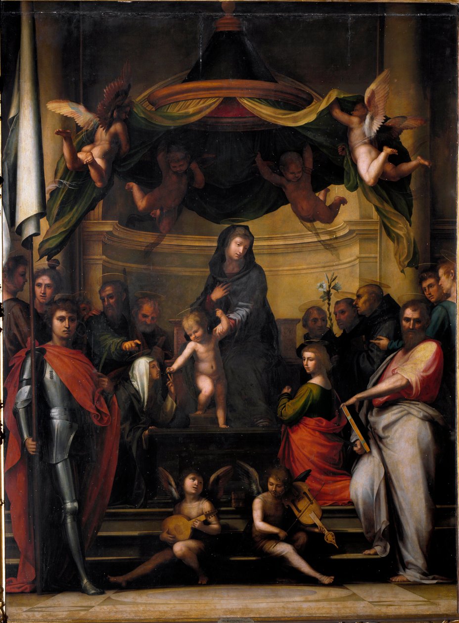 The Virgin on the Throne or 