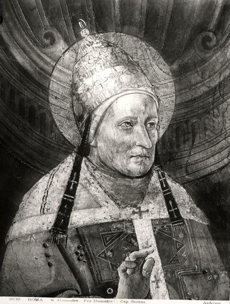Alexander I from the Sistine Chapel by Fra Diamante