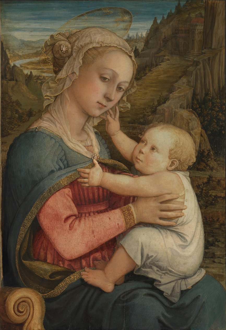 Mary with Child by Fra Filippo Lippi