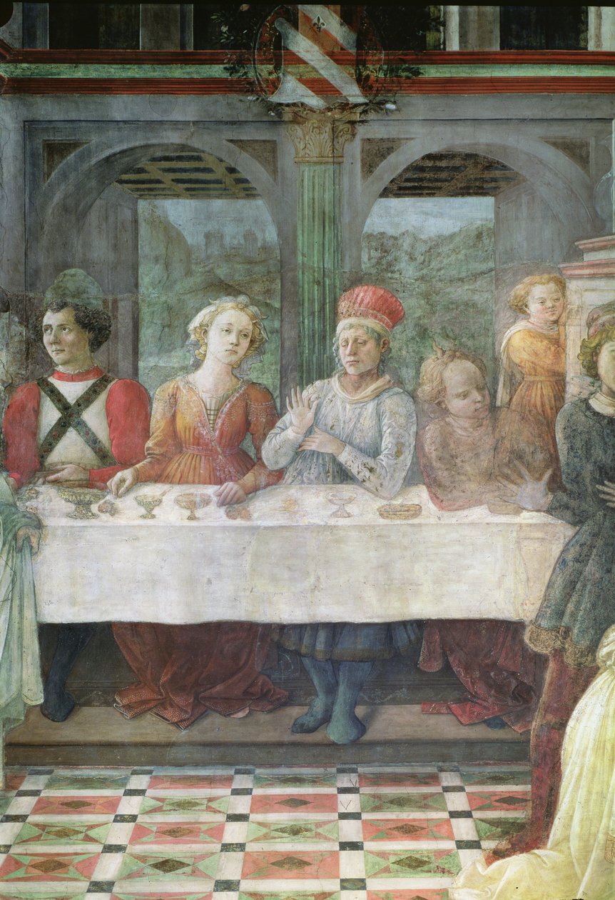 The Feast of Herod (detail) by Fra Filippo Lippi