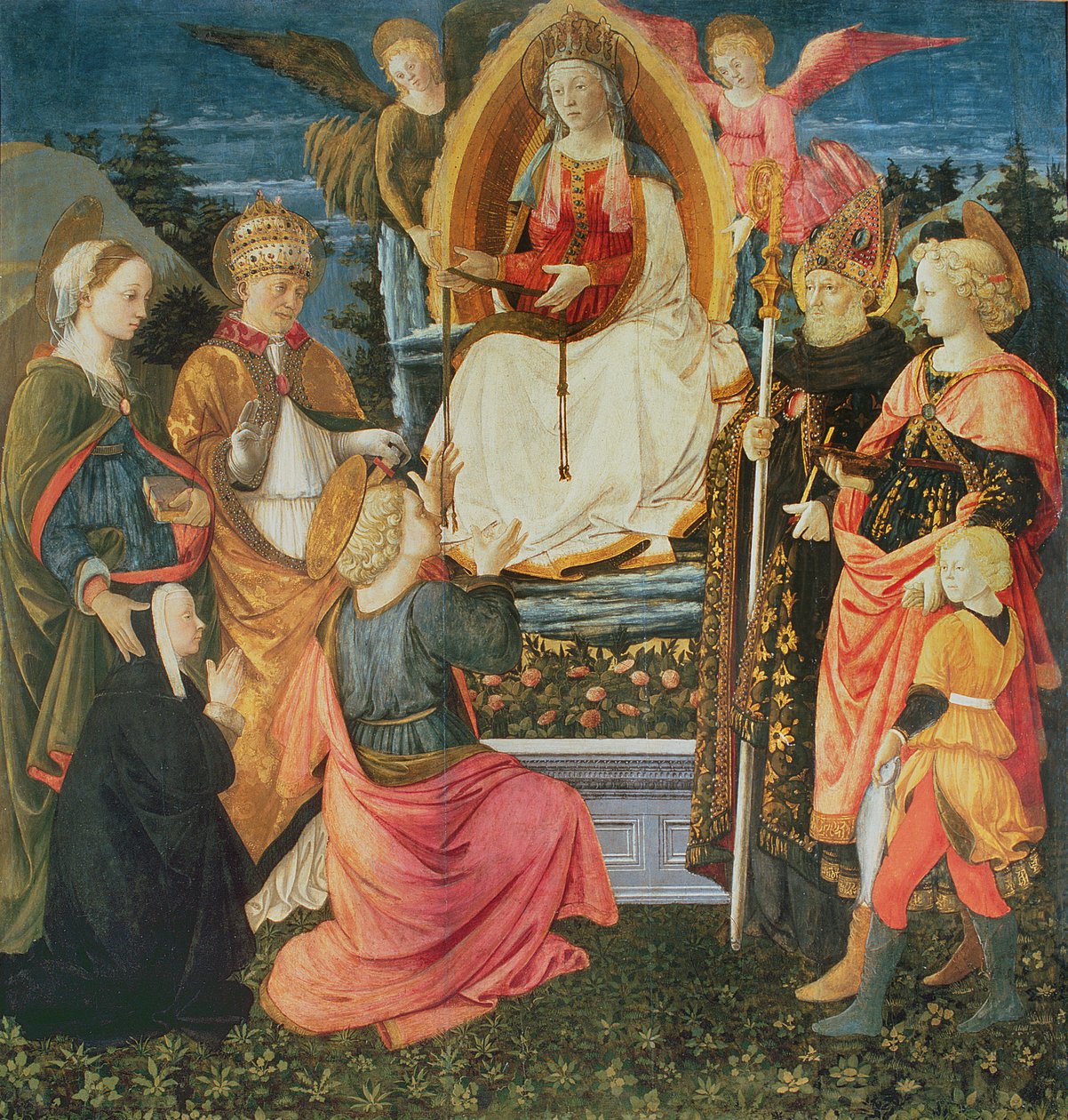 The Madonna of the Sacred Girdle by Fra Filippo Lippi