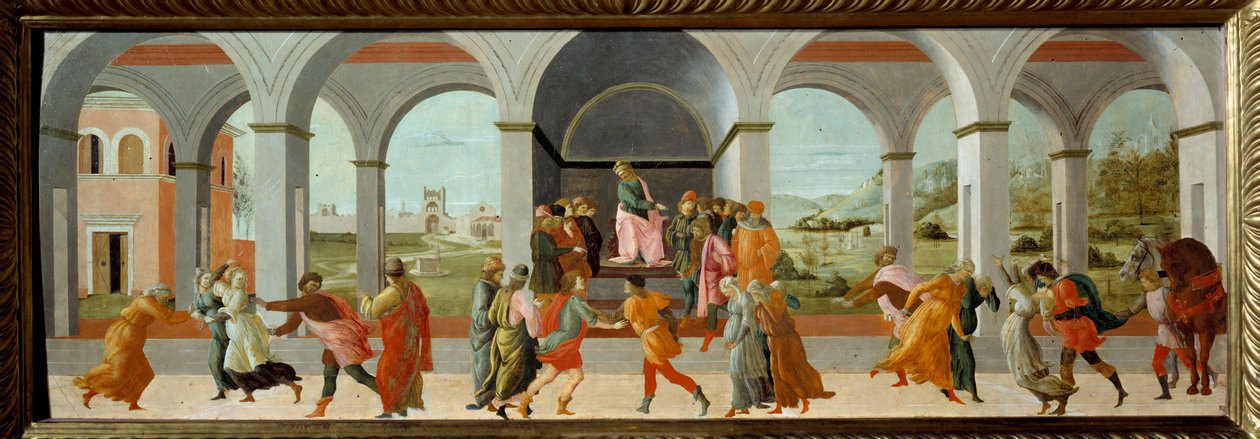 Three Scenes from the History of Virginia by Fra Filippo Lippi