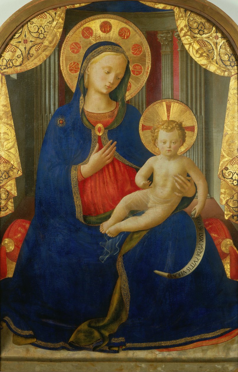 Madonna of Humility, ca 1435-1440 by Fra Giovanni Angelico da Fiesole