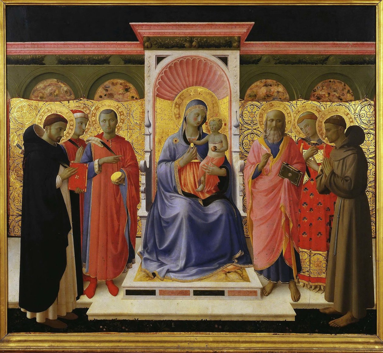 Sacra Conversazione Annalena Altarpiece by Fra Giovanni Angelico da Fiesole