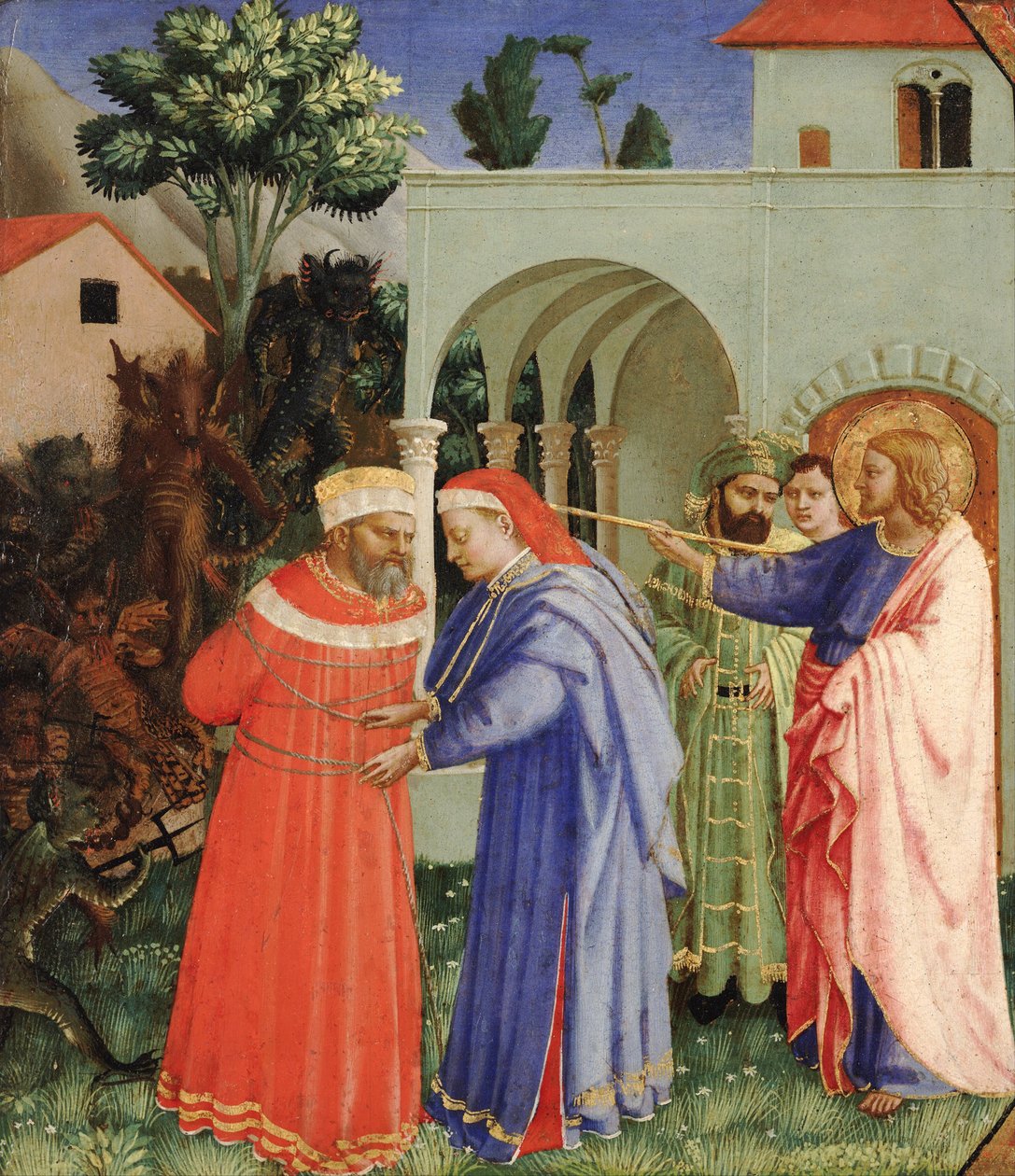 The Apostle Saint James the Greater Freeing the Magician Hermogenes by Fra Giovanni Angelico da Fiesole