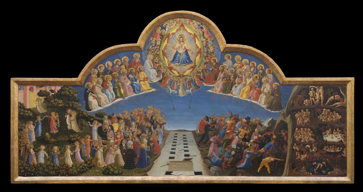 The Last Judgment, ca 1432 by Fra Giovanni Angelico da Fiesole