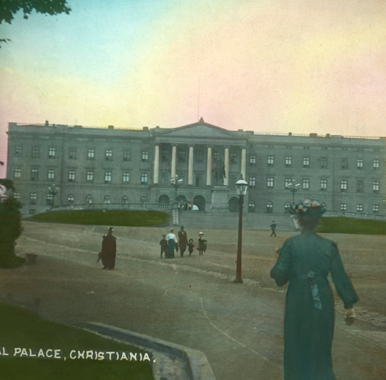 The Royal Palace, Christiania, Oslo, Norway by Fradelle and Young