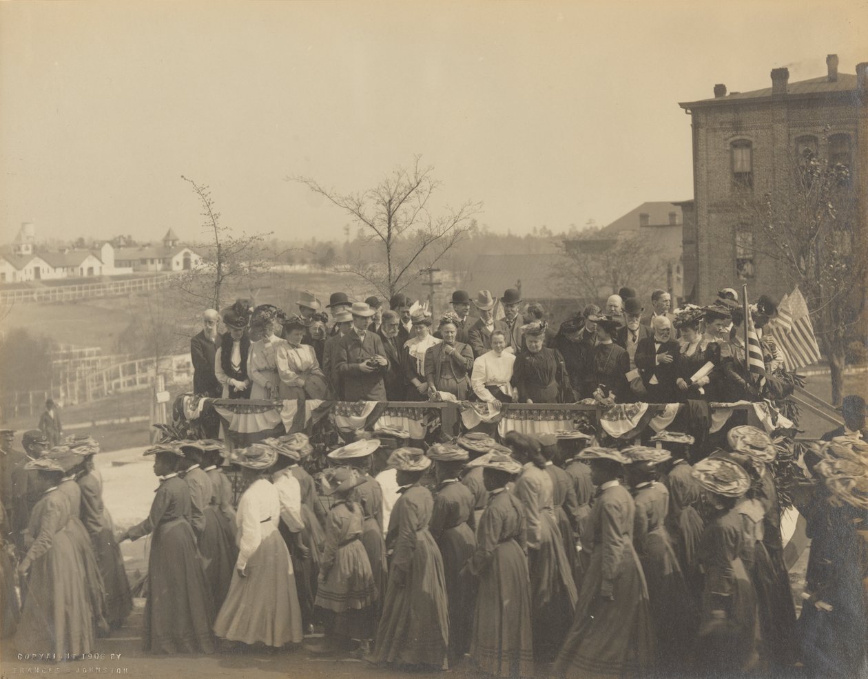 Photograph of the 25th anniversary of the founding of Tuskegee Institute, 1906 by Frances Benjamin Johnston