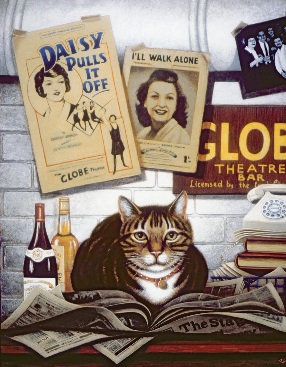 Beerbohm, the Theatre Cat by Frances Broomfield