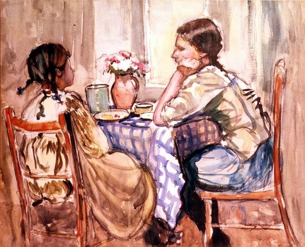 The Meal by Frances Hodgkins