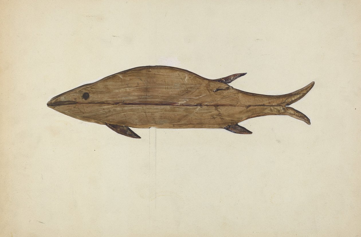 Fish Weather Vane by Frances Matsubara