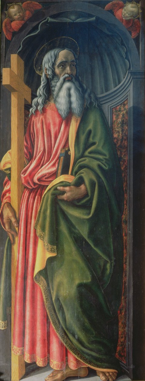 St. Andrew (detail) by Francesco Botticini