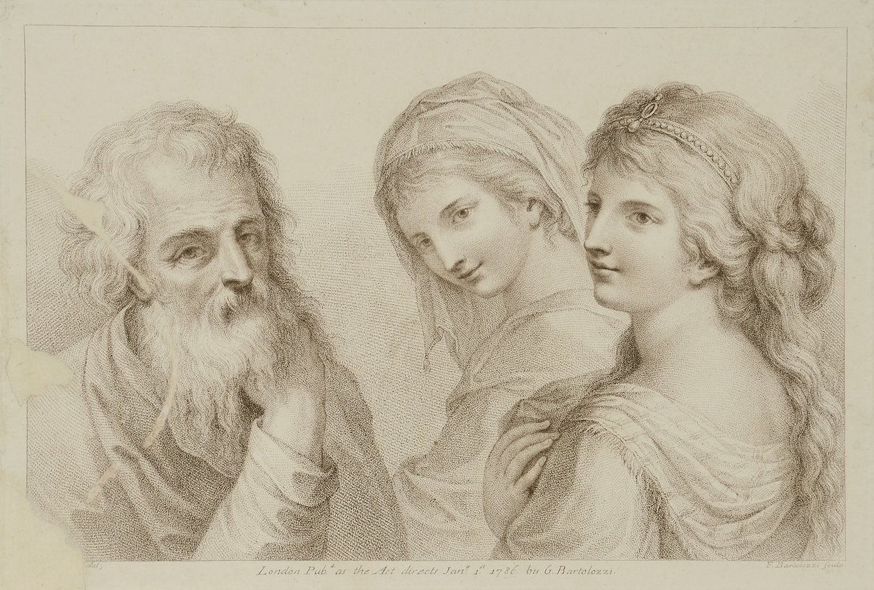 Daughters of Lot by Francesco Bartolozzi