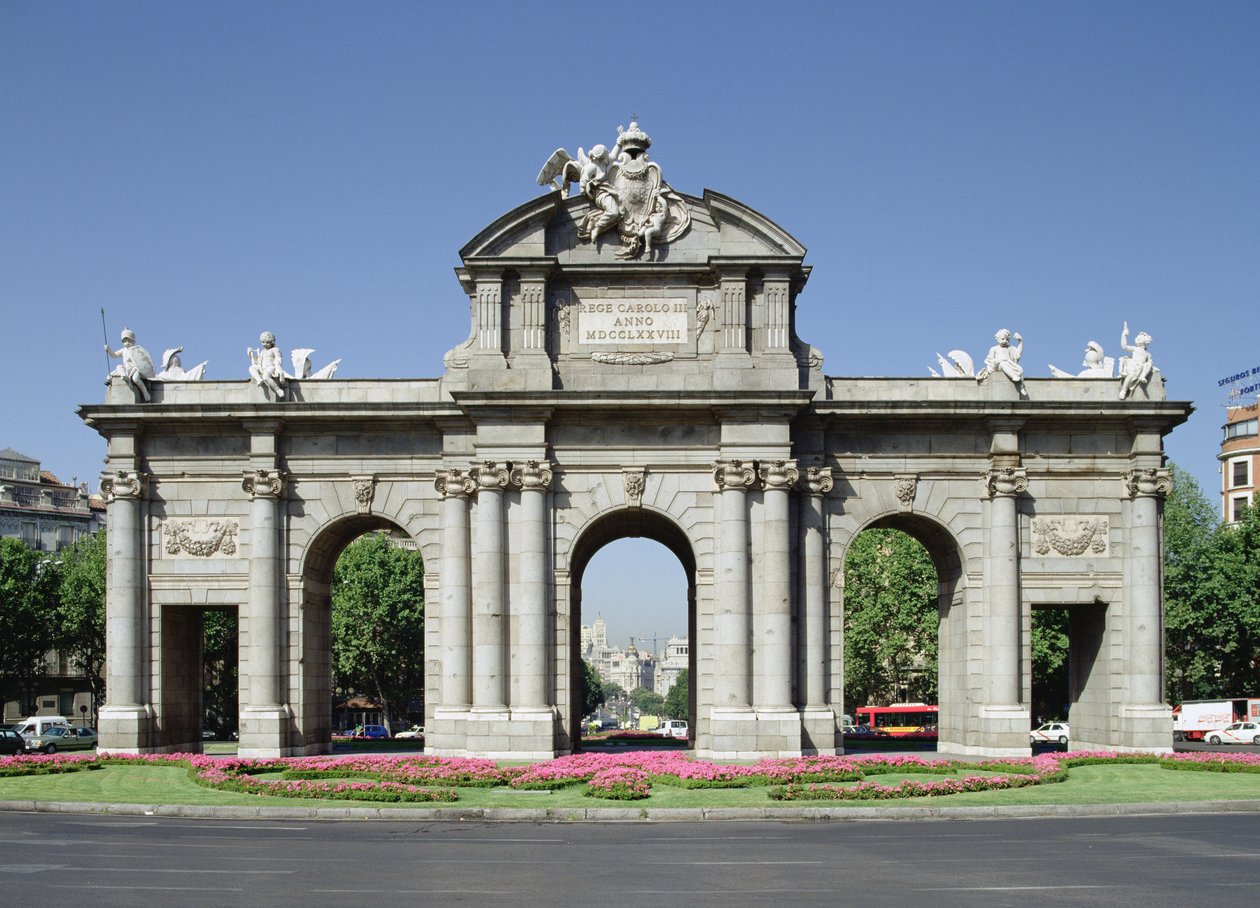 View of the Alcala Gate from the east, 1774-78 by Francesco Sabatini