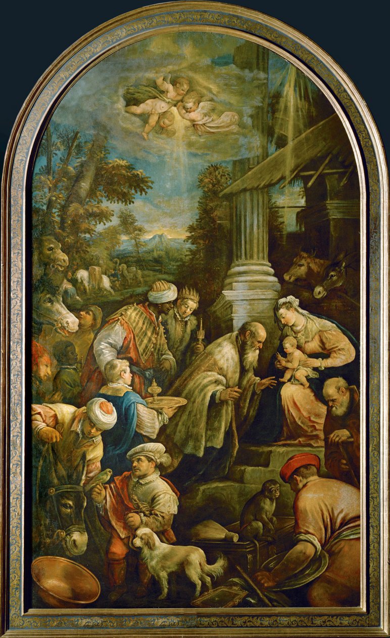 The Adoration of the Magi by Francesco (1549-92) Bassano