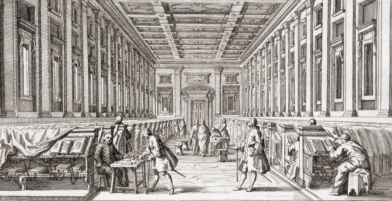 Laurentian Library, late 18th century by Francesco (after) Bartolozzi