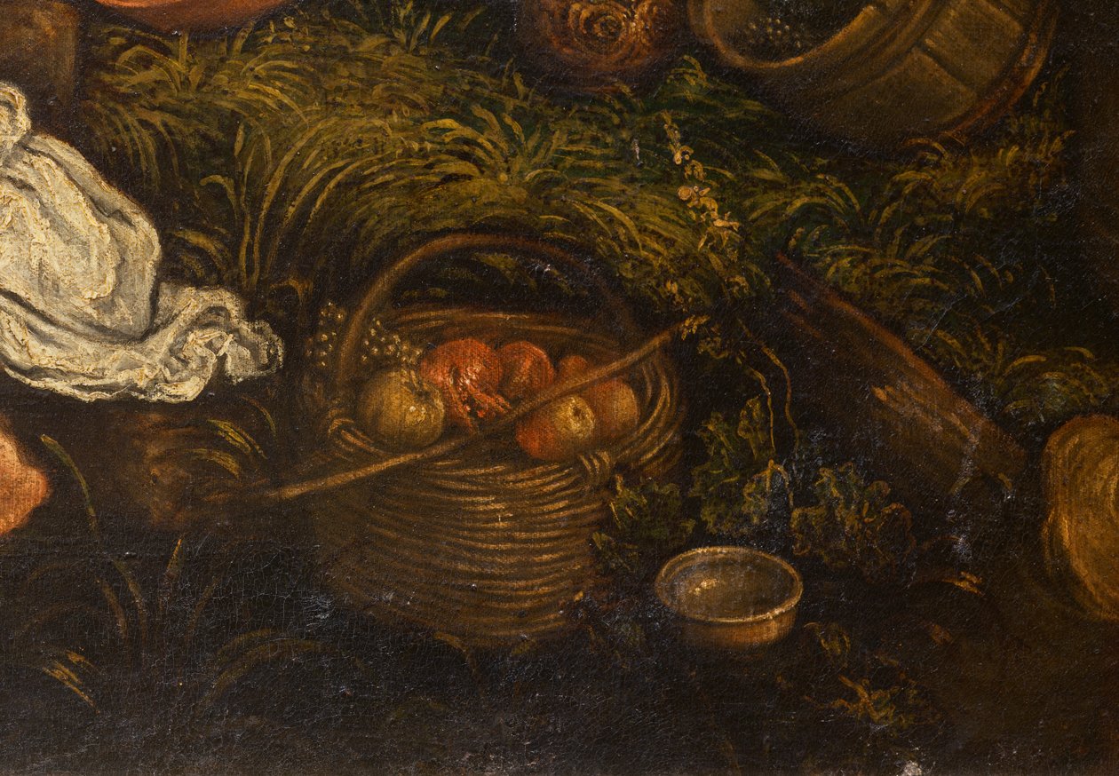 Autumn Harvest (Grape Picking) (detail) by Francesco Bassano