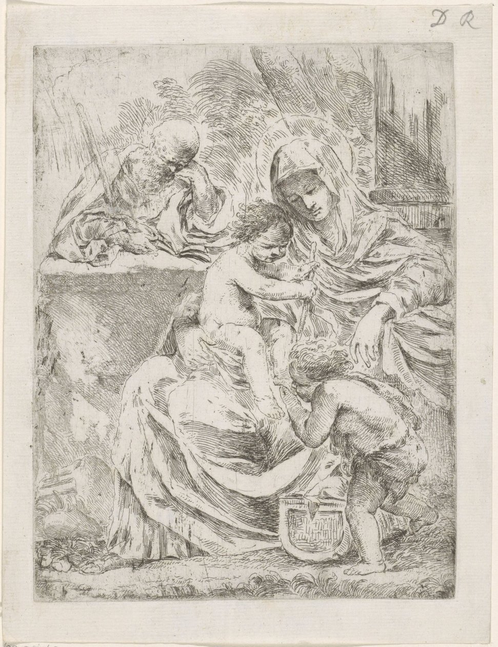 Holy Family with John the Baptist by Francesco Amato