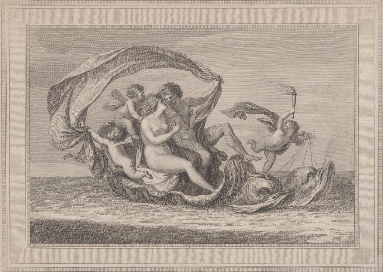 Acis and Galatea, 1787 by Francesco Bartolozzi