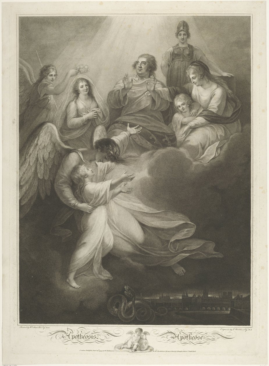 Apotheosis of the French Royal Family by Francesco Bartolozzi