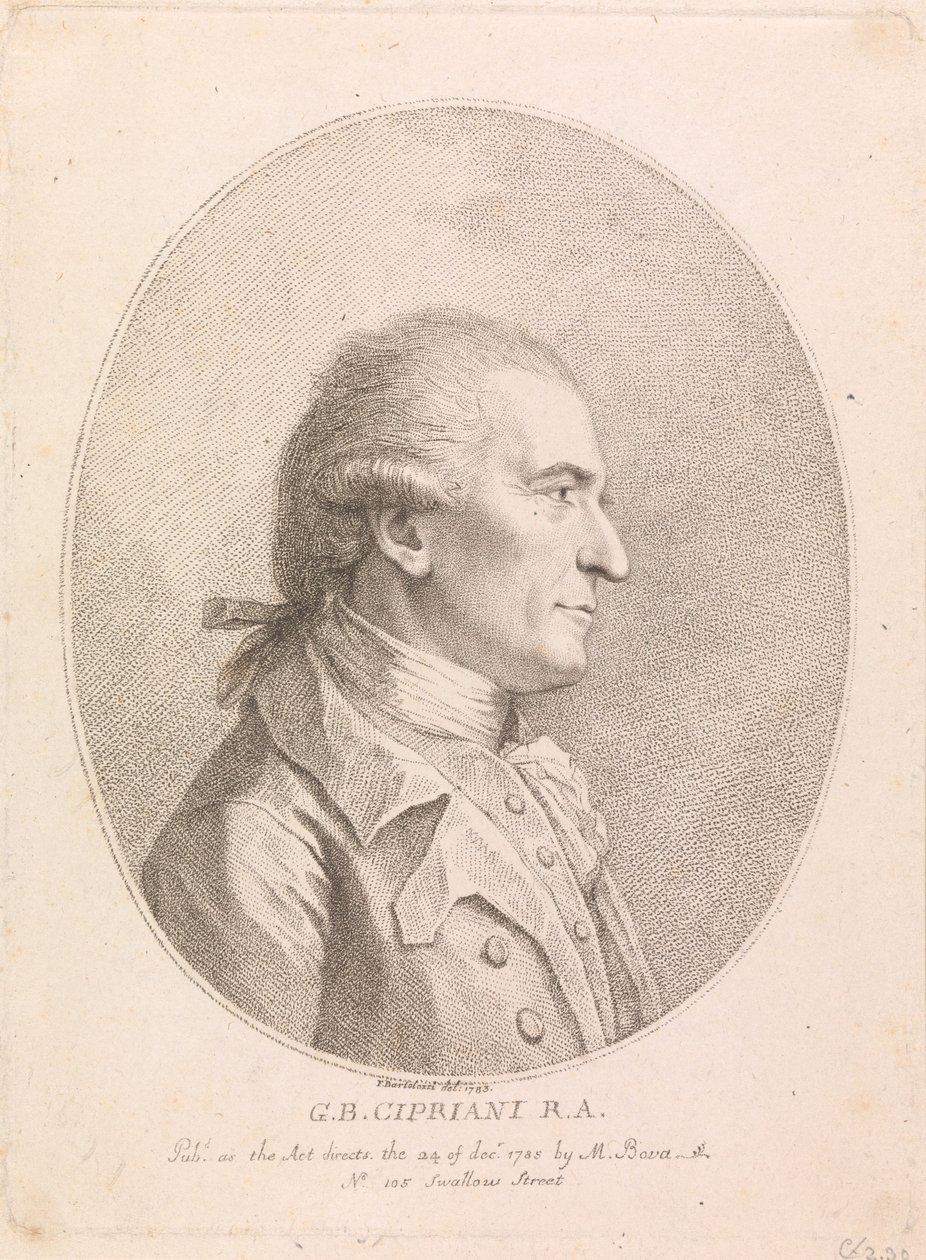 G. B. Cipriani, RA by Francesco Bartolozzi