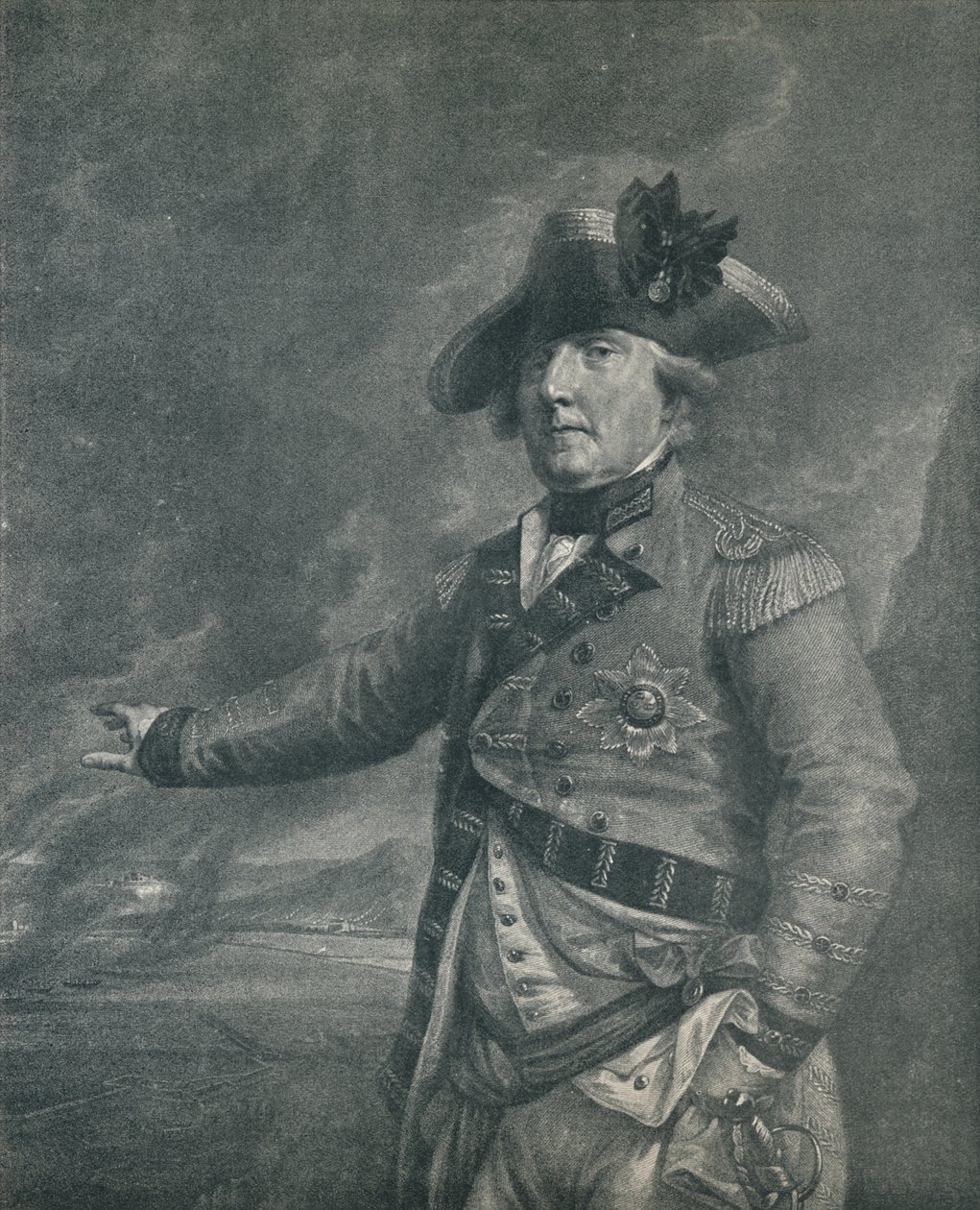 George Augustus Elliot Lord Heathfield, Governor of Gibraltar by Francesco Bartolozzi